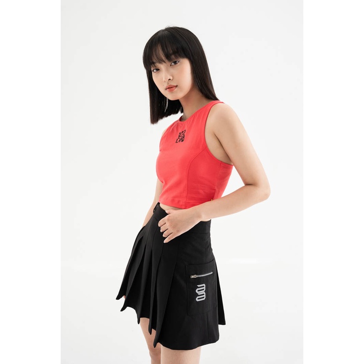 Áo Kiểu BOO Nữ Dáng Croptop Fit Ôm Phong Cách Gen Z Cá Tính BOOLAAB