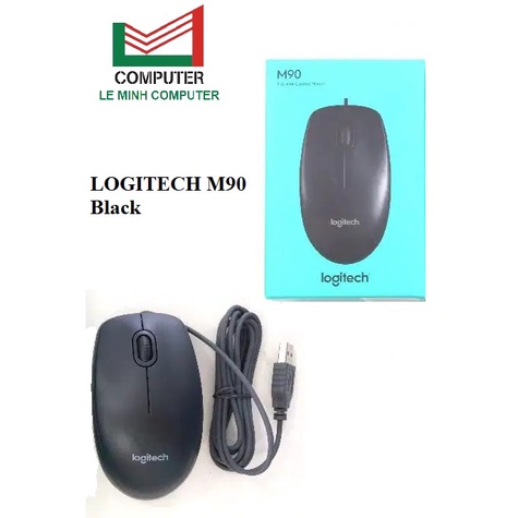 Chuột máy tính văn phòng LOGITECH M90 Black có dây USB