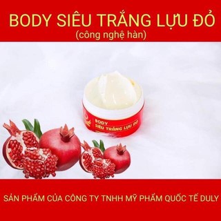 Body siêu trắng lựu đỏ Duly..