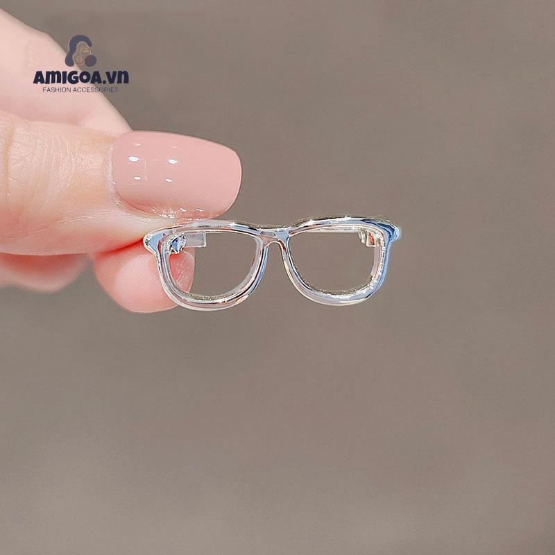 ✨✨Ghim Cài Áo Hình Mắt Kính Bằng Hợp Kim Đơn Giản Thời Trang Dành Cho