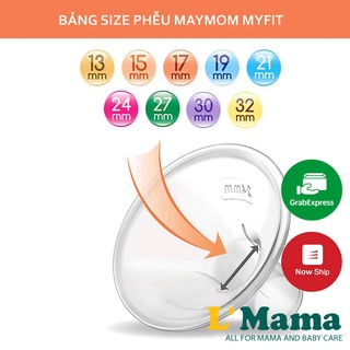 Phễu Hút Sữa Maymom Myfit Dùng Cho Các Loại Máy Hút Sữa Spectra, Avent, Medela, Pigeon... Size 13/15/17/19/21/27mm