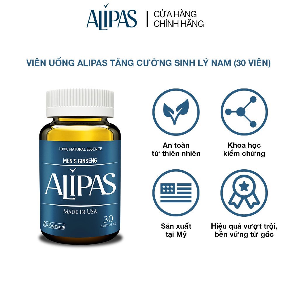 SÂM ALIPAS 30V CHÍNH HÃNG -TĂNG CƯỜNG SINH LÍ PHÁI MẠNH
