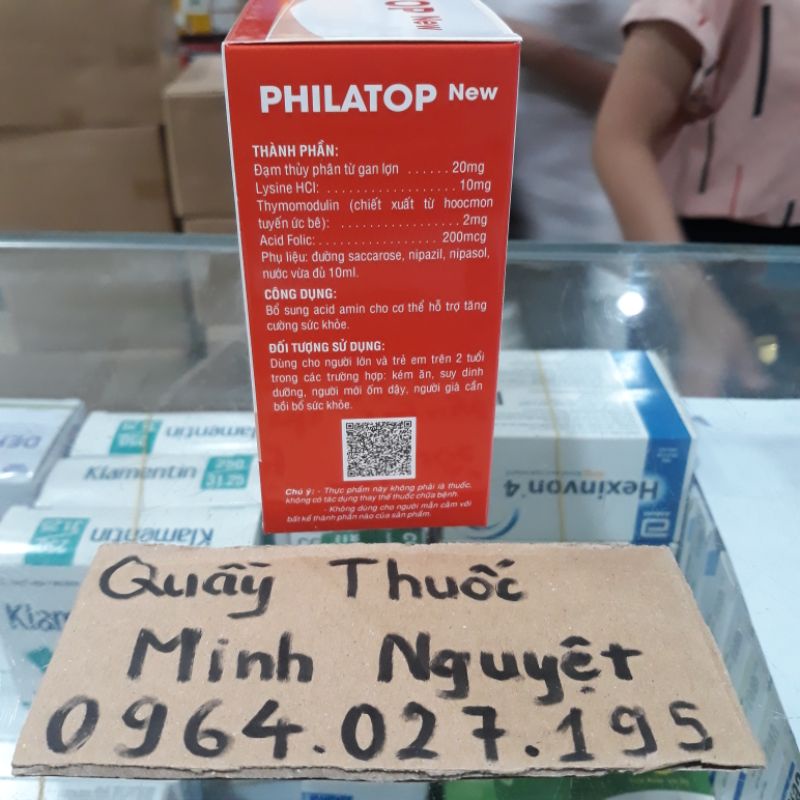 Philatop ống nhựa Đại Uy (hộp 20 ống)