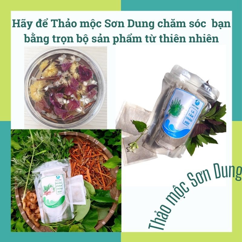 GỘI ĐẦU BỒ KẾT THẢO MỘC SƠN DUNG - SET 05 túi lọc dùng thử,GĐ0.5