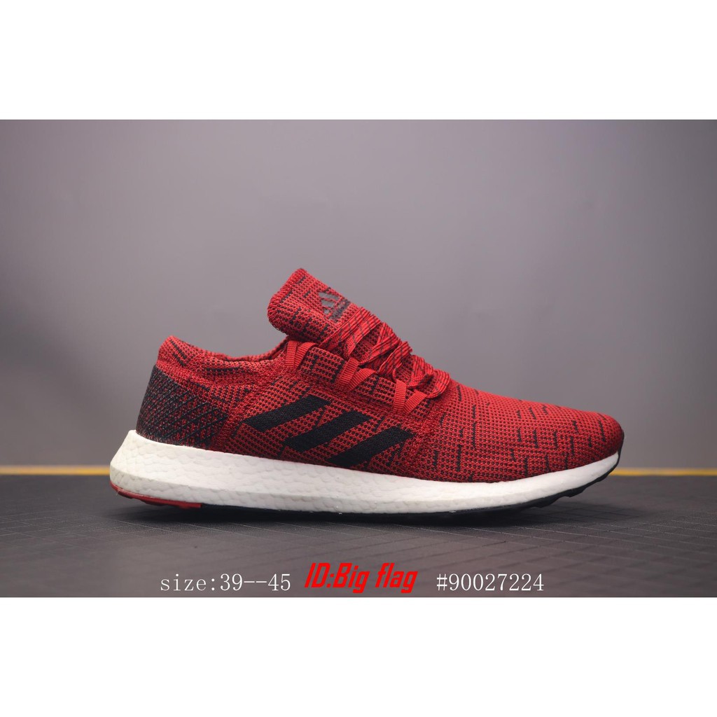 [Discount]Giày Thể Thao AD Pure Boost Clima Màu Đỏ Cá Tính