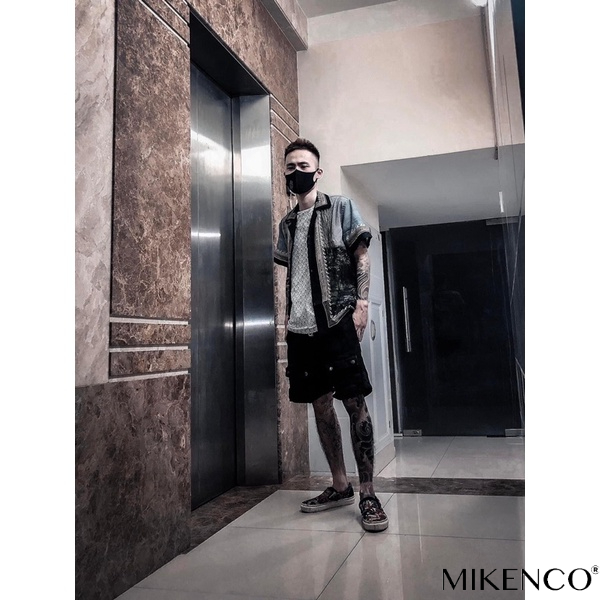 Áo sơ mi ngắn tay chính hãng Mikenco PEGASUS unisex