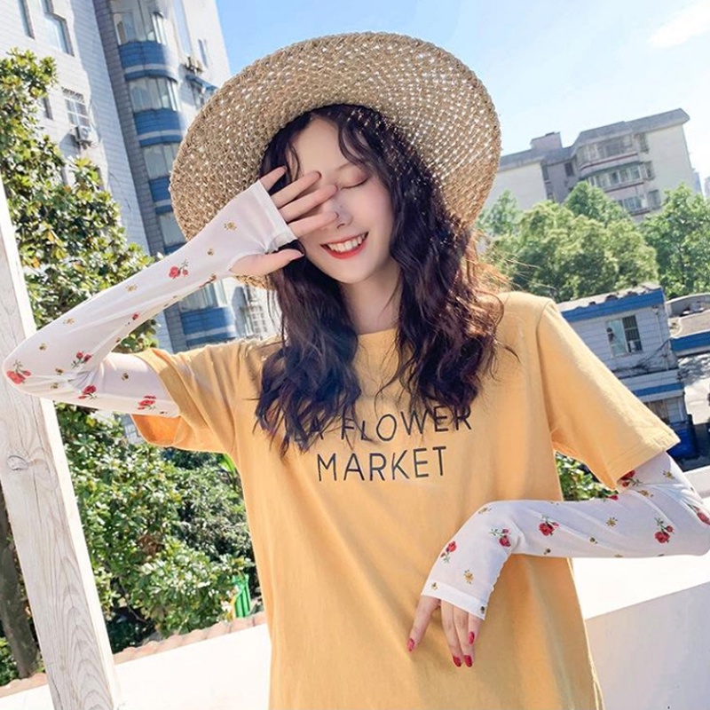Găng Tay Chống Nắng Bảo Vệ Cho Cánh Tay Phong Cách Hàn Quốc