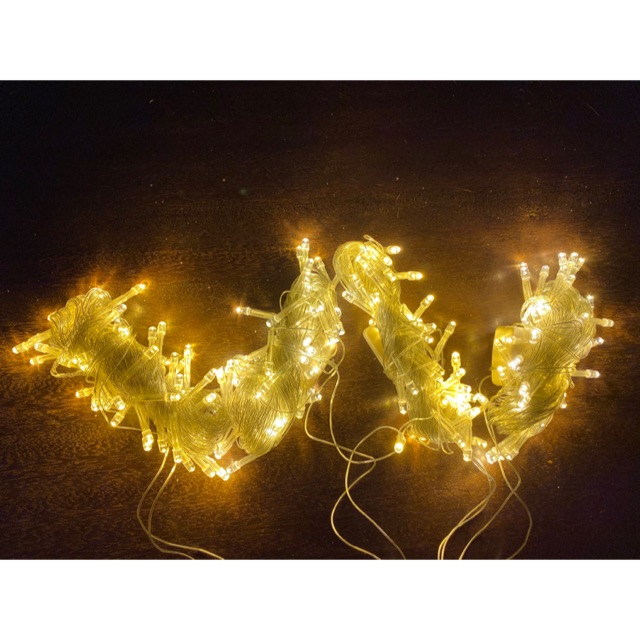 BỘ 2 DÂY ĐÈN LED 8M 50 BÓNG ĐOM ĐÓM VÀNG NẮNG KHÔNG CHỚP XÀI ĐIỆN | BigBuy360 - bigbuy360.vn