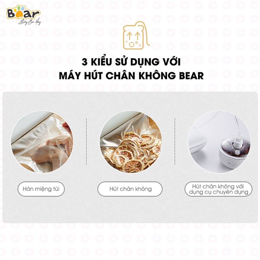 Máy hút chân không, hàn miệng túi Bear FKJ-A01F1