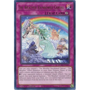 Thẻ bài Yugioh - TCG - The Weather Rainbowed Canvas / MGED-EN101'