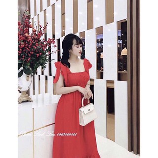 [ Hỗ trợ 10k đơn 20k ]  ĐẦM MAXI BÈO NHÚNG THÂN 2 DÂY  - cherrystore1996