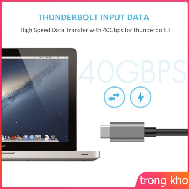 Đầu Chuyển Đổi Cổng Usb Type C Sang Cổng Rj45 Lan Cho Macbook Pro Thunderbolt 3