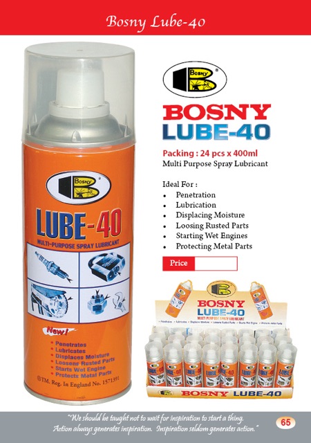 Sơn xịt chống rỉ sét Lube 40 Thái Lan