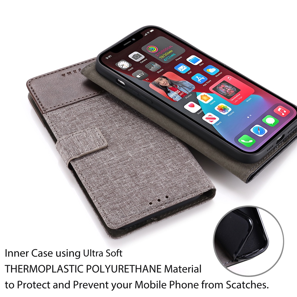 Bao Da Điện Thoại Nắp Lật Chống Sốc Cho Vivo Y33S Y21S Y33 Y21 S Y30 Y50 Y12 Y15 Y17 Y20I Y20S Y20 Y12S 4G 5G