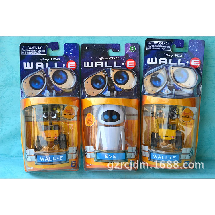 Wall E và Eva trắng biết yêu, đẹp sắc nét từng chi tiết có thể cử động