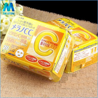 Mặt Nạ Dưỡng Da Vitamin C Melano CC Mask 20 pcs