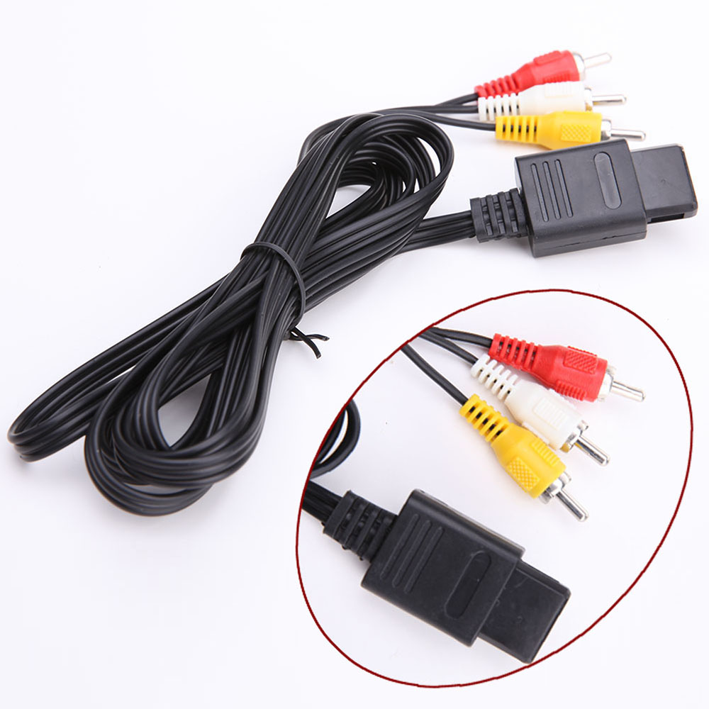 Bộ Sạc Chuyển Đổi Nguồn Điện A / V Company Rca Ngc Cho Nintendo 64 Piv