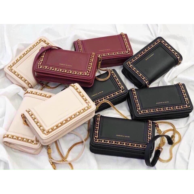Túi cnk xuất viền xích size 20cm