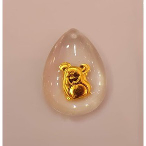 Mặt dây chuyền 3D dát vàng