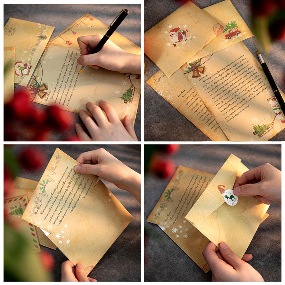 PINEVN 6 Cái / Gói Giấy Viết Chữ Chúc Mừng Năm 2021 Lễ Giáng Sinh, Sinh Nhật, Đám