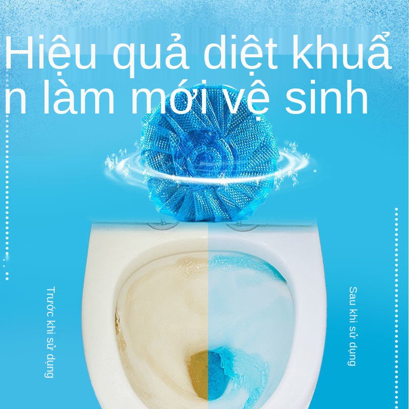 bồn cầu sạch bong bóng xanh khử mùi nhà vệ sinh BMW bucket toilet cung cấp hương thơm nước hoa