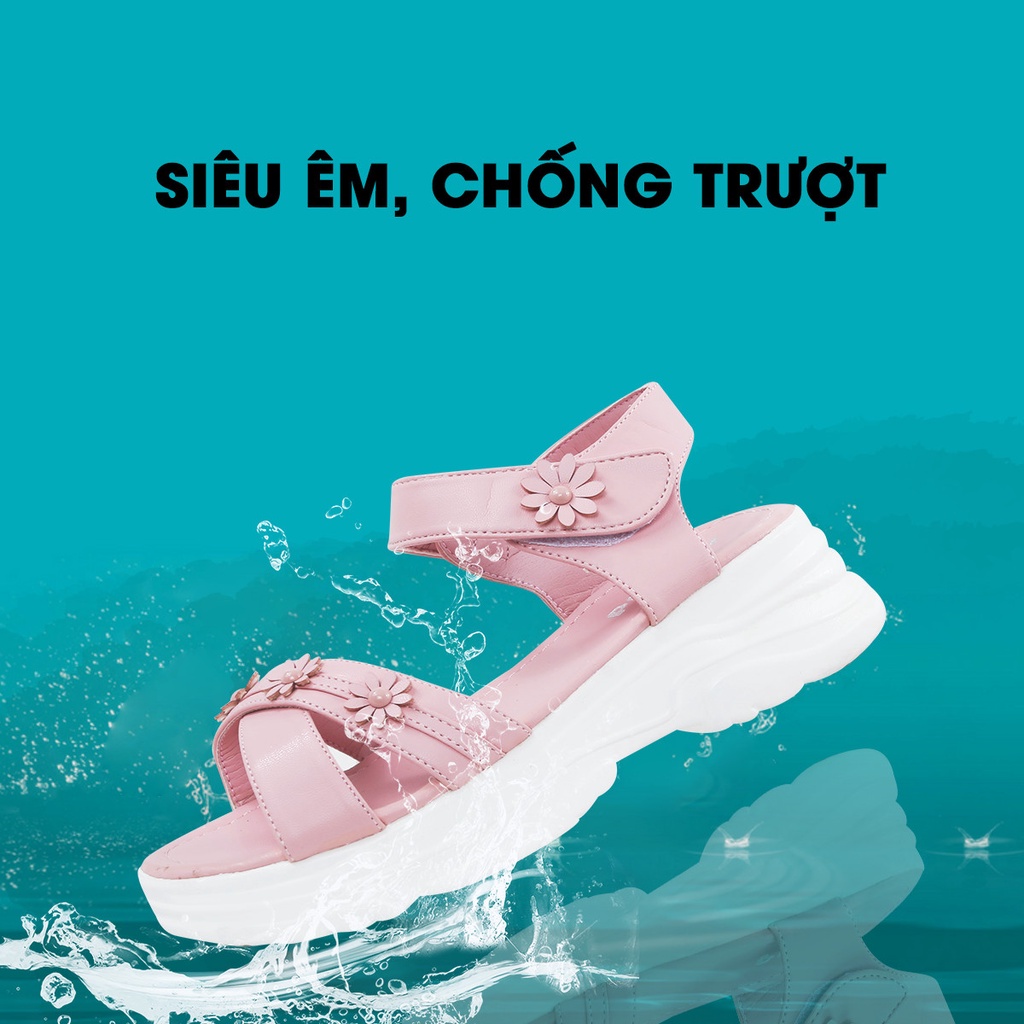 Giày Sandal MITI G01222_PK02 Dành Cho Bé Gái Mẫu Bông Hoa