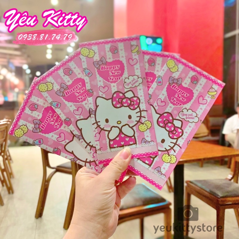 Lì xì Hello Kitty Hellokitty - set 5 lì xì