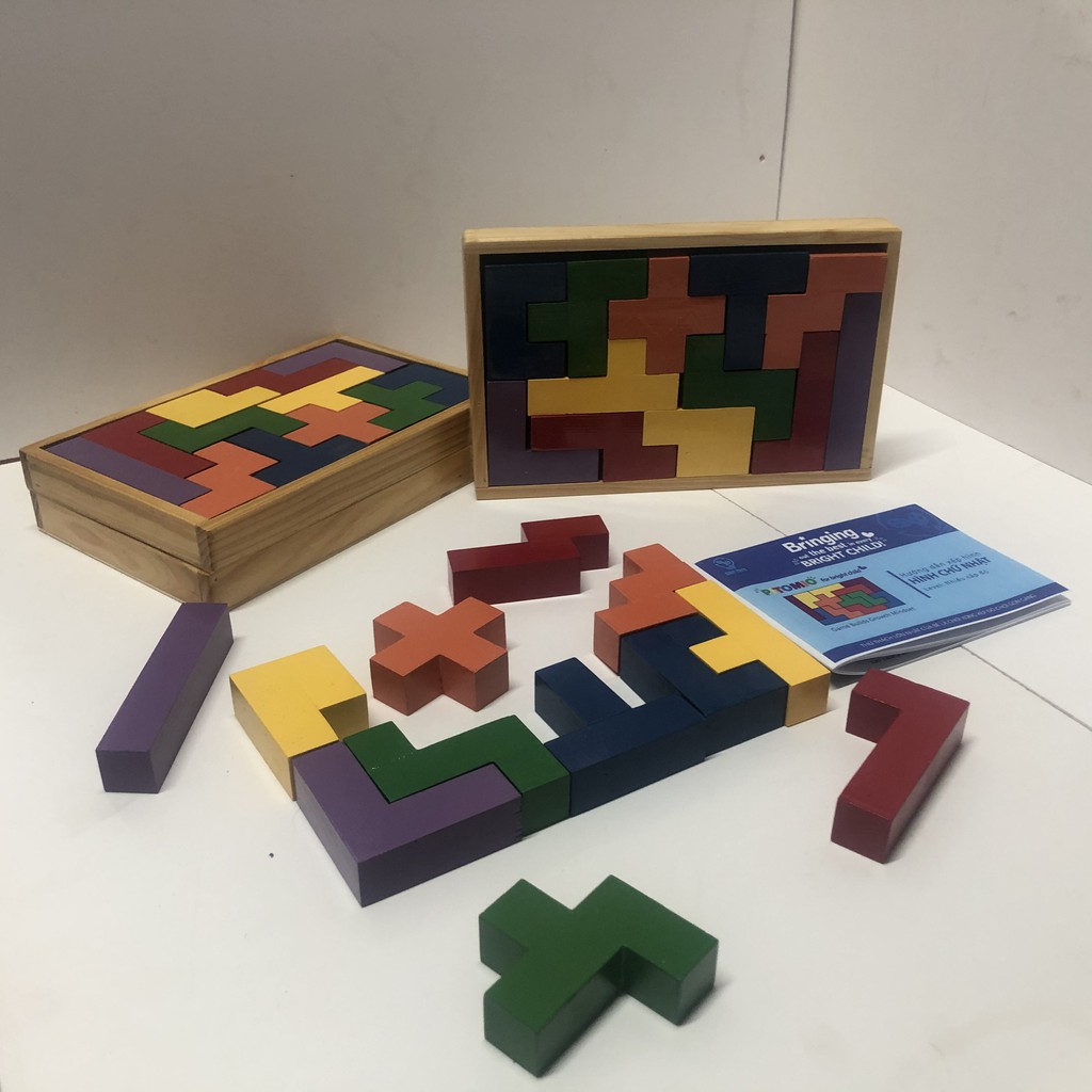 Đồ chơi xếp hình tư duy Pitomio - Tăng khả năng tập trung và tính kiên nhẫn cho con