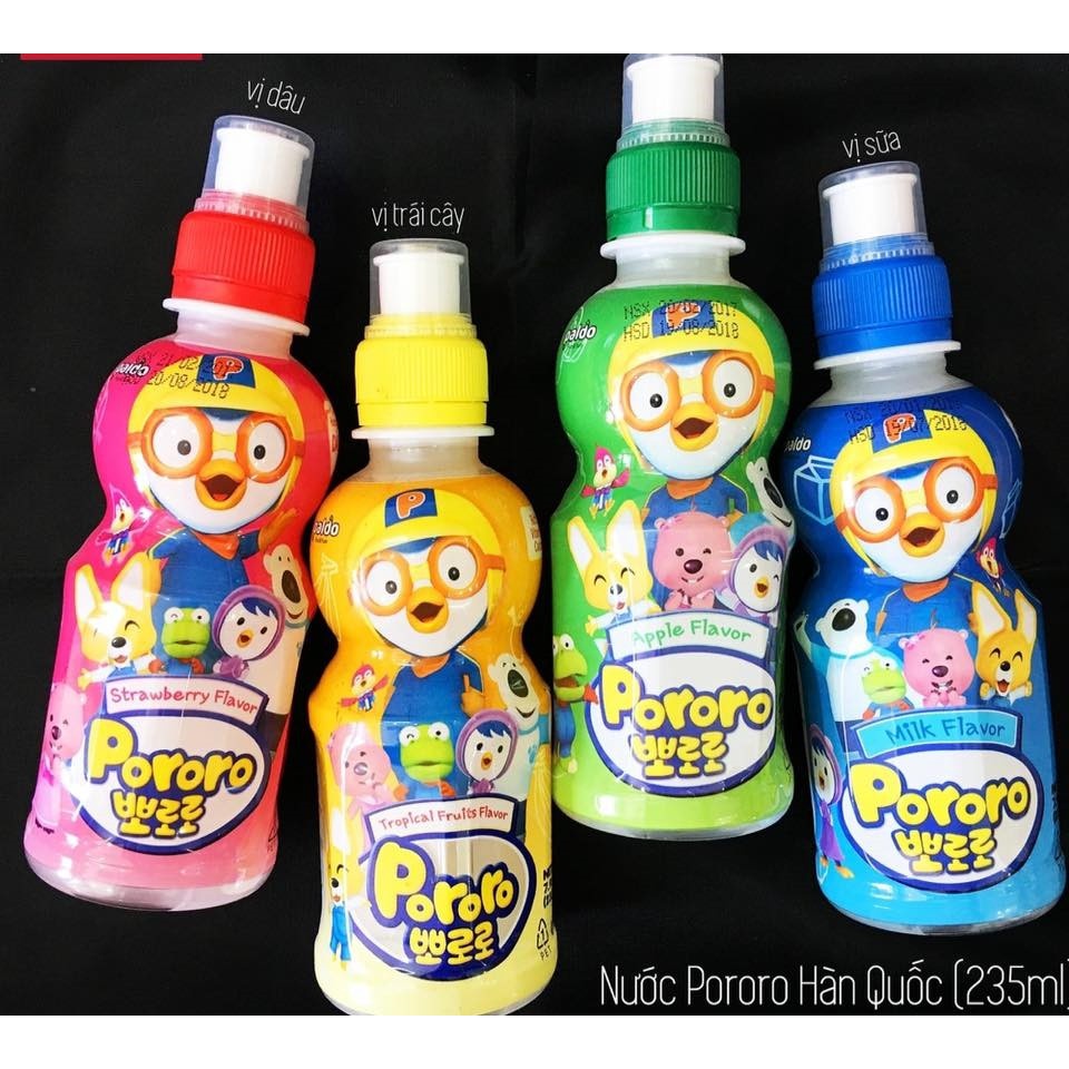 Nước trái cây PORORO HÀN QUỐC - 5 vị  235ml