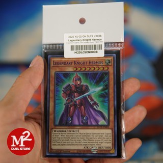 Lá bài Yugioh DLCS-EN003B Legendary Knight Hermos – Ultra Rare BLUE - Đóng gói theo tiêu chuẩn M2SCCQ-Lite