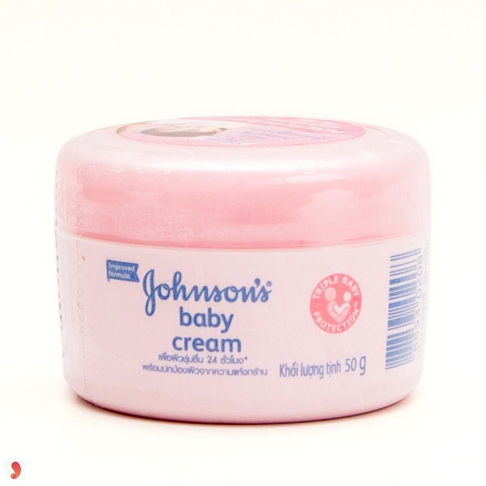 [Mã FMCGSALE24 giảm 8% đơn 500K] Kem Dưỡng Da Johnson's Baby 50g RẺ VÔ ĐỊCH hàng loại 1