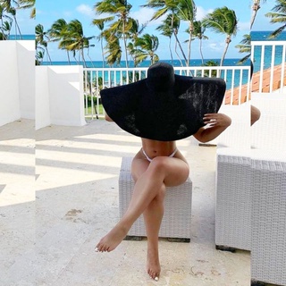 Nón cói vành to nón cói chuông siêu rộng đi biển siêu độc siêu lạ summer straw hat
