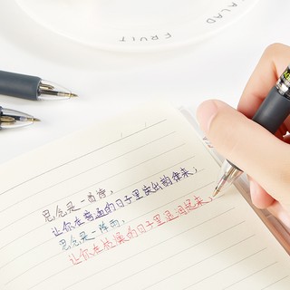 COMBO 5 bút bi 4 màu ngòi 0.7mm Agile Baoke B48