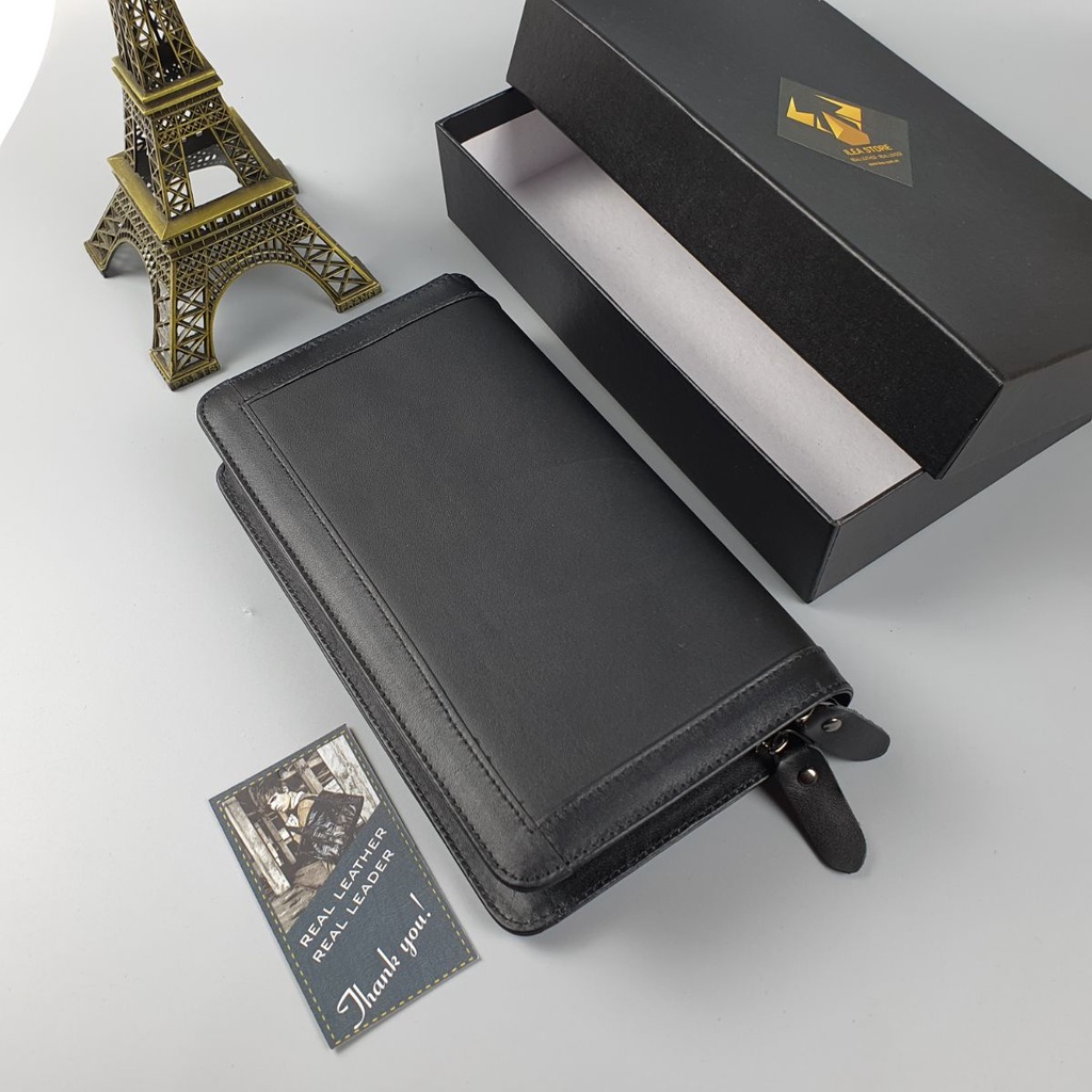 Clutch cầm tay nam da bò thật CL140  - 100% da bò thật, BH 3 năm