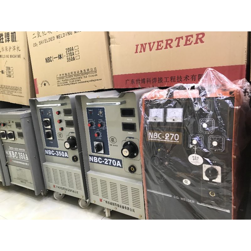 MÁY HÀN MIG CƠ 270A-350A ĐẦU LIỀN VÀ ĐẦU CẤP DÂY DỜI -HÃNG CHAOSHENG  NỘI ĐỊA TQ HÀN DÂY 1.2 ĐỔ LẠI