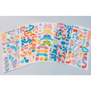 [CÓ SẴN] STICKERS CONFETTI TRANG TRÍ - DAISO HÀN QUỐC