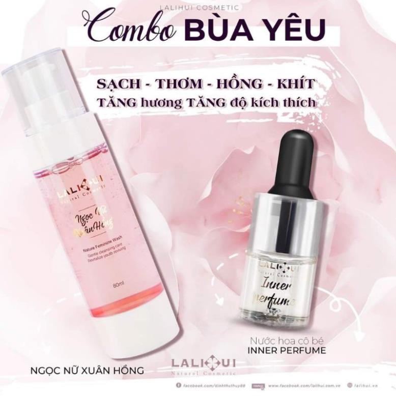 Dung dịch vệ sinh nam nữ Ngọc Nữ Xuân Hồng 80ml