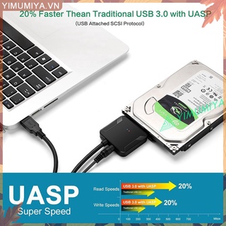 Cáp Chuyển Đổi Yi Usb 3.0 Sang Sata Cho Ổ Cứng 2.5 / 3.5 Inch