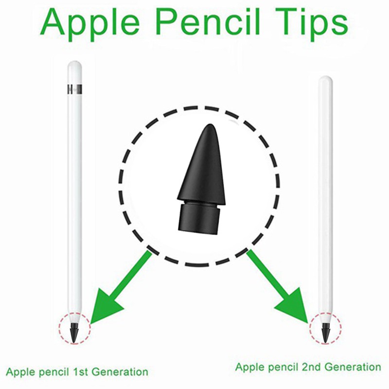 Set 5 Đầu Ngòi Bút Thay Thế Cho Bút Cảm Ứng Apple Pencil 1st 2st Ipad Pro Stylus Pen5