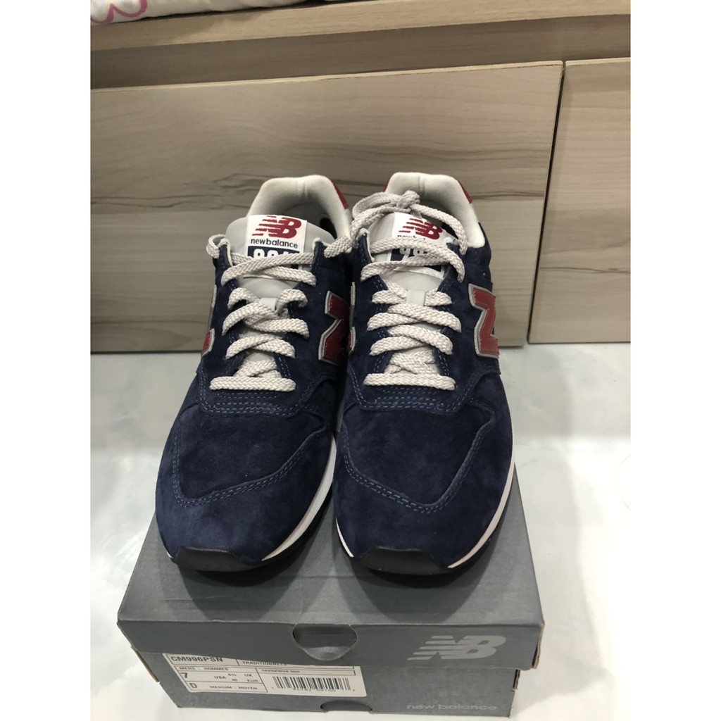 Giày New Balance nam da lộn 996 màu xanh