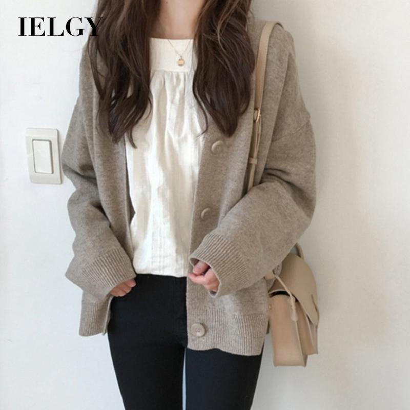 Áo sweater Màu Trơn Phong Cách Hàn Quốc Thời Trang Cho Nữ