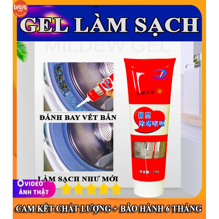 Gel làm sạch nấm mốc tẩy trắng đa năng, nước làm sạch không độc hại loại bỏ độc hại G01 A