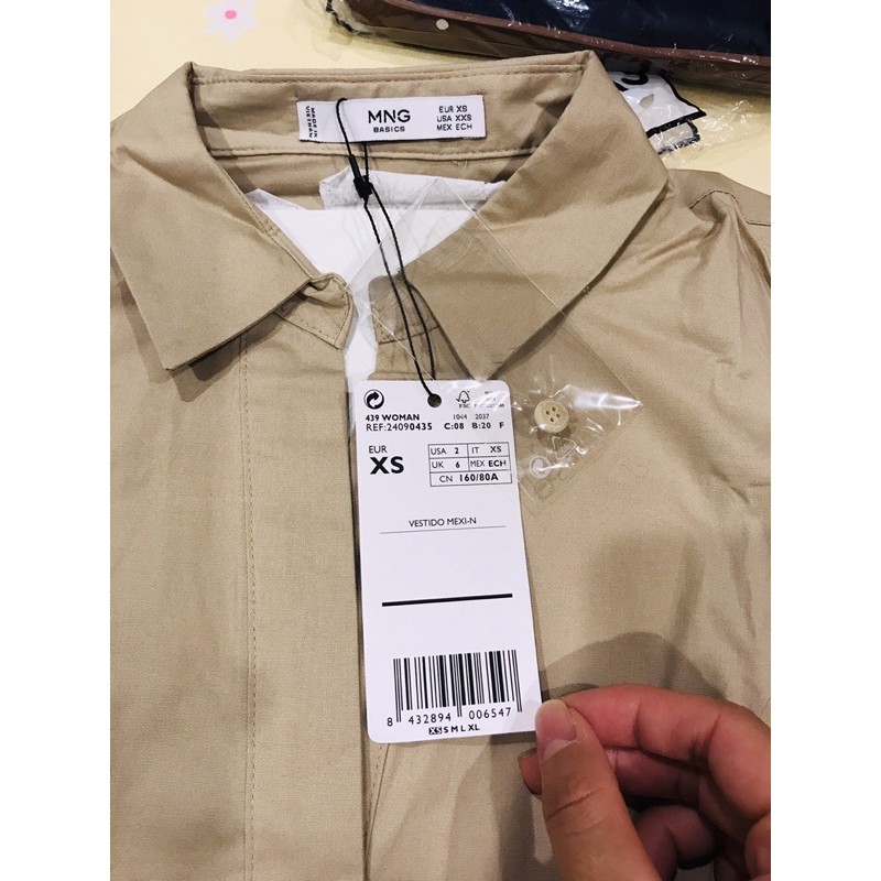 VÁY MANGO XUẤT DƯ - KHÔNG KÈM ĐAI