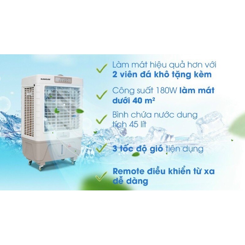 Quạt điều hòa Sunhouse SHD7746 ( HÀNG NEW BẢO HÀNH CHÍNH HÃNG 1 NĂM)