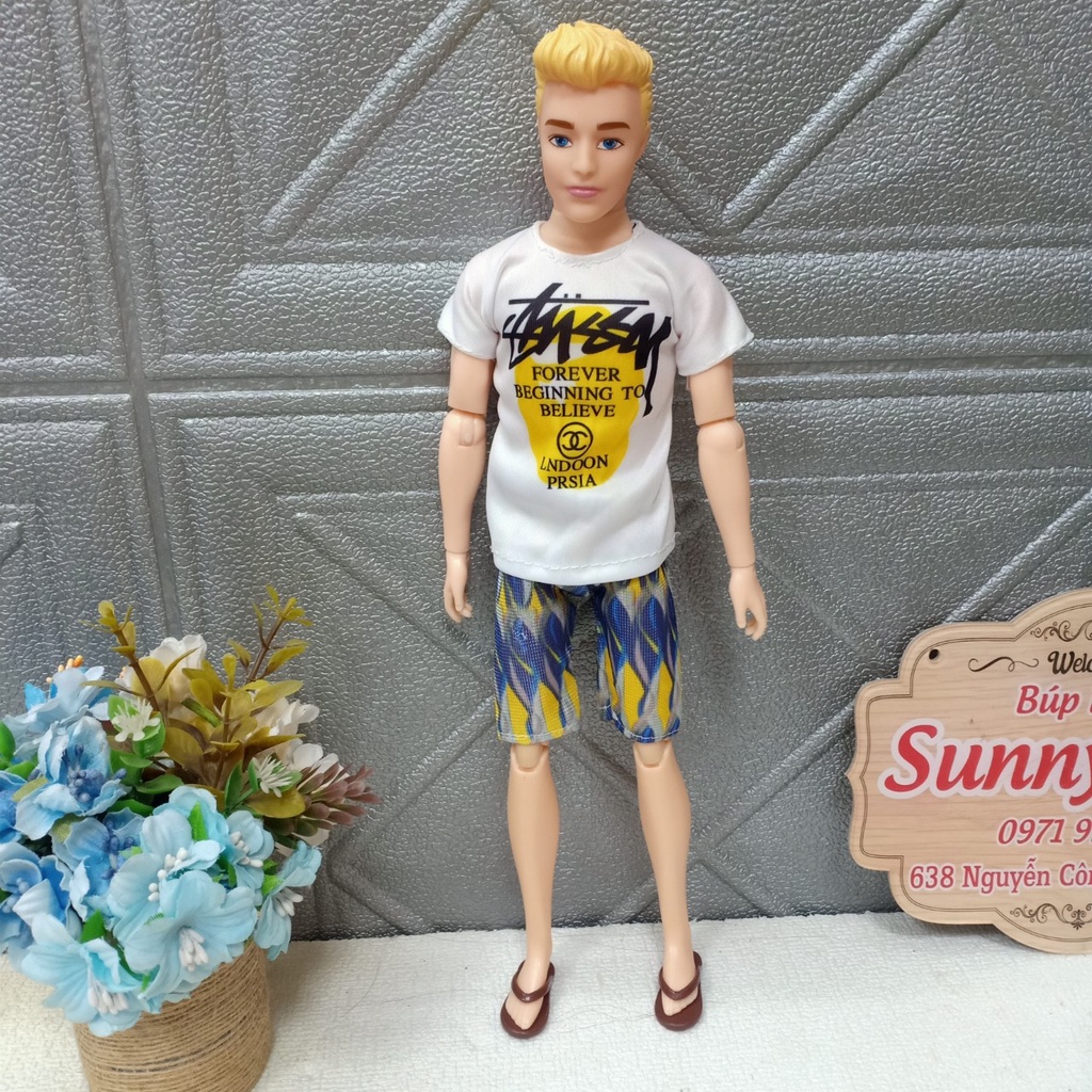 Búp Bê Nam Ken Cao 30cm Kèm Quần Áo Và Dép Giá Tốt