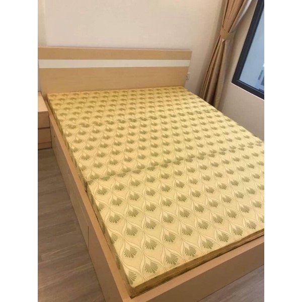 Đệm Việt Hàn bông ép 3 miếng gấp