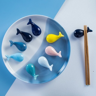 Gác đũa gốm sứ hình cá voi cá heo xinh xắn