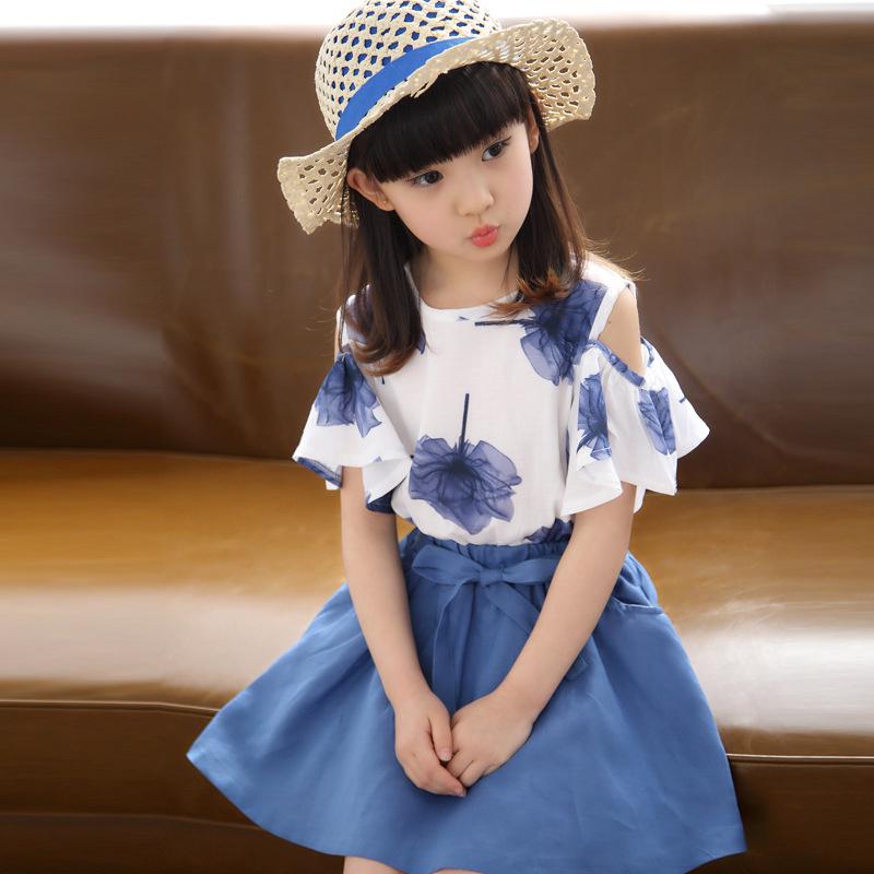 Đầm cotton sát nách cho bé gái