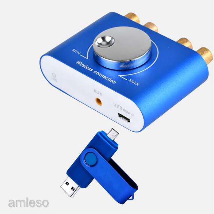 Bluetooth Audio Power Amplifier 2*60W Stereo Amp HiFi Audio Receiver F900