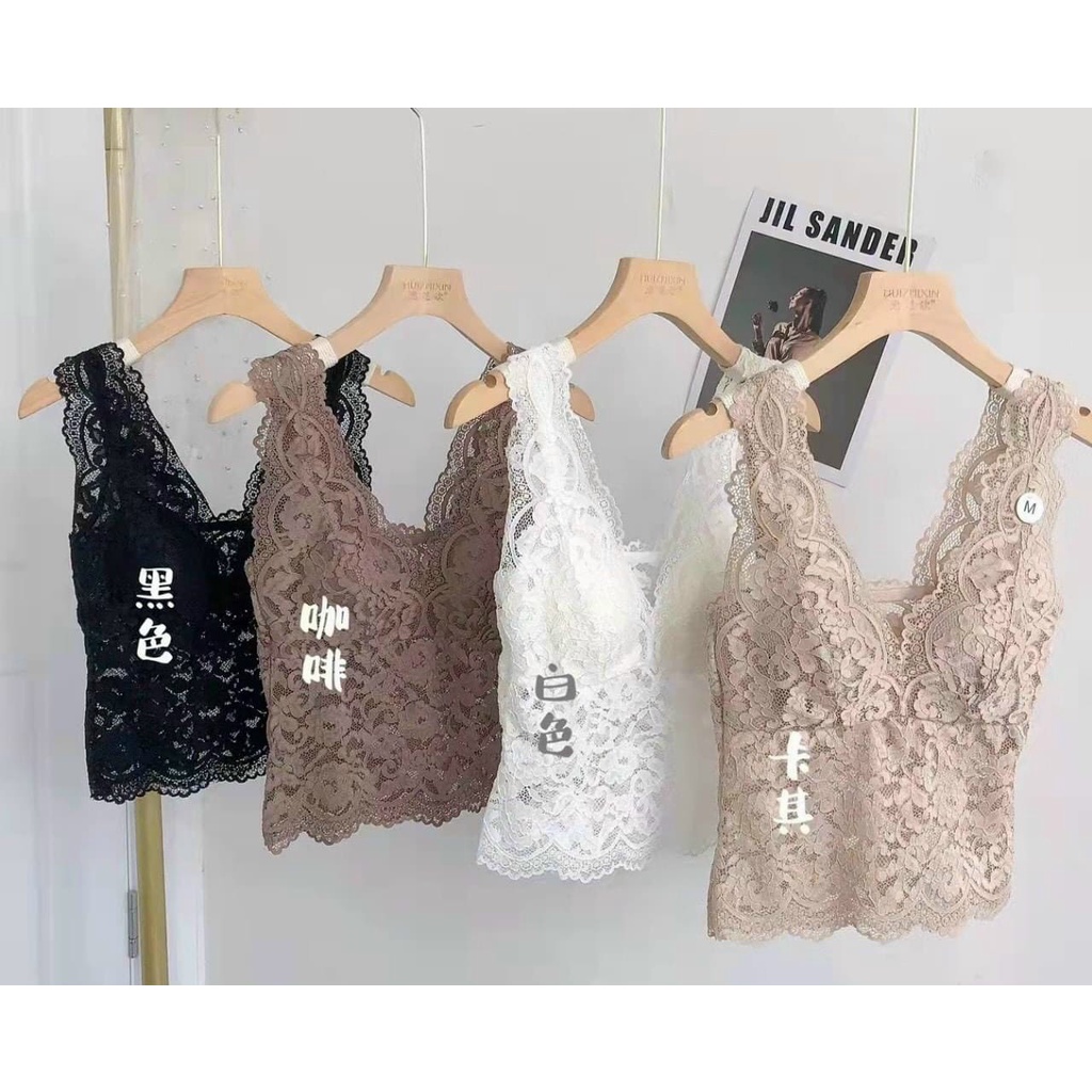 Áo Bra Ren Hoa Dáng Dài K123